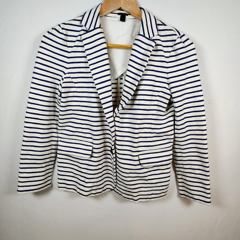 J. Crew‎ Maritime Women's Small Striped Blazer